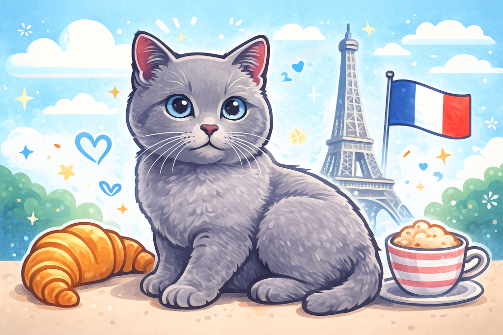 グレーの猫に！フランス語のおしゃれな名前25選｜2025年流行の頭文字Aも紹介