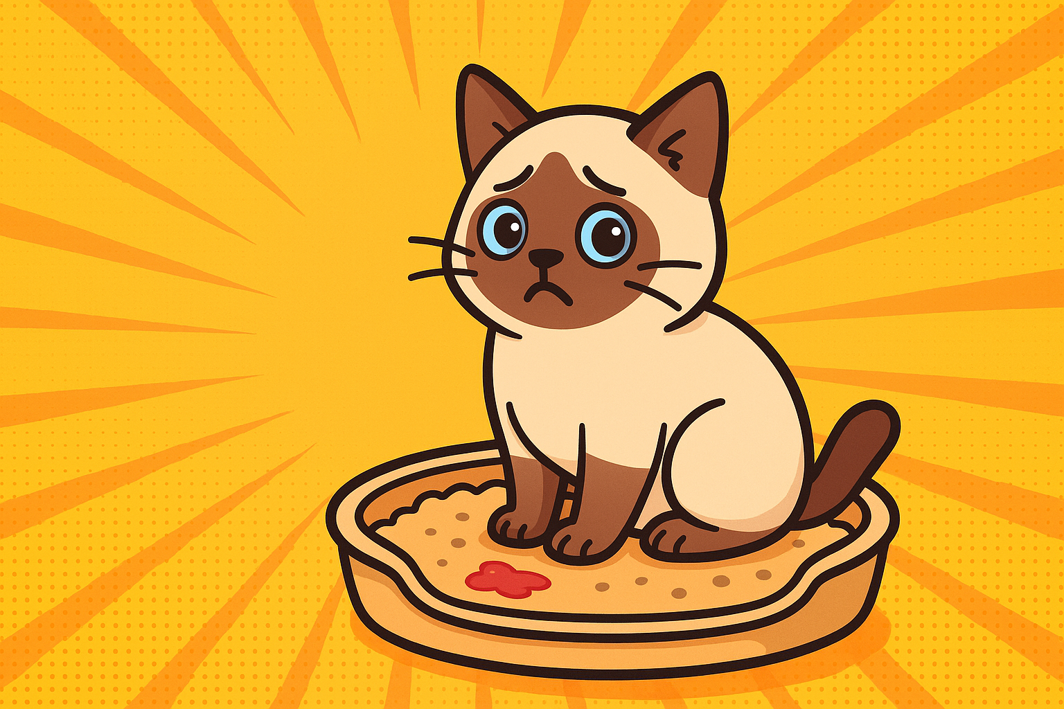 猫の血便「元気はある」なら様子見OK？緊急度判定と受診目安