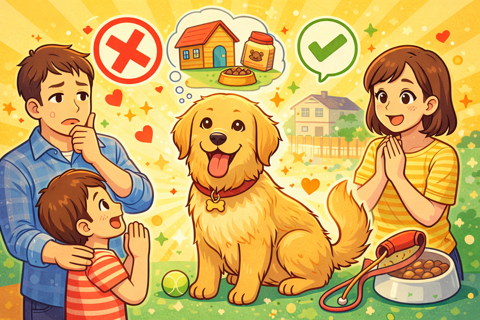 大型犬を「飼いたい」から「飼える」へ。家族を説得し、愛犬の命に責任を持つための戦略的ガイド