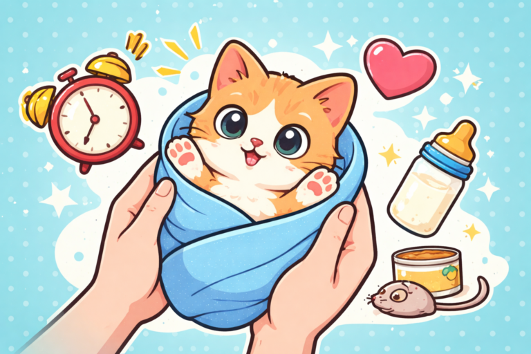 今日、猫の親になったあなたへ。生後1ヶ月の子猫を守り抜く「24時間」完全救済ガイド